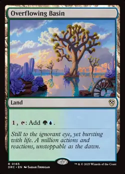 Overflowing Basin - Aetherdrift Commander (DRC) - (Near Mint NM) - Image 1