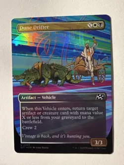 x1 Dune Drifter DFT Aetherdrift MTG 323 FOIL UNCOMMON BORDERLESS M/NM 1x - Image 1