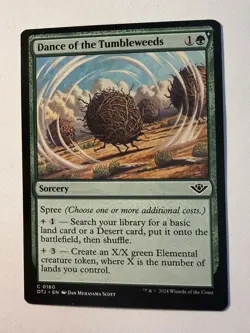 Dance of the Tumbleweeds (160) Outlaws of Thunder Junction OTJ MTG Magic - Image 1