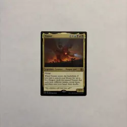 MTG Tiamat Mythic Legendary Creature Adventures in the Forgotten Realms NM - Image 1