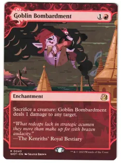 Goblin Bombardment 43 Wilds of Eldraine: Enchanting Tales NM MTG - Image 1