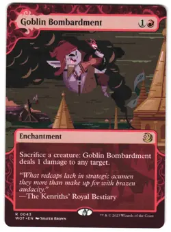 Goblin Bombardment 43 Wilds of Eldraine: Enchanting Tales NM MTG - Image 1