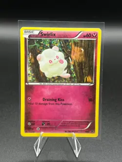 Pokemon TCG 2013 McDonald's Promo Card - Swirlix 9/12 Holo Foil - Image 1