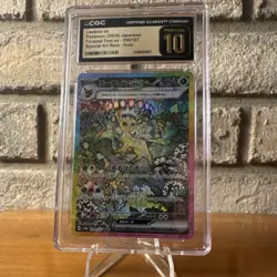 Pokemon TCG Leafeon ex CGC 10 Special Art Rare Holo Terastal Fest 200/187 - Image 1