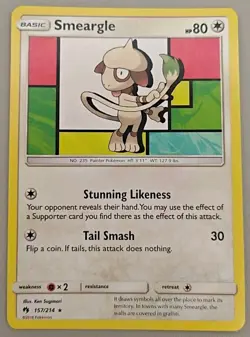 Smeargle 157/214 Lost Thunder Pokemon TCG - NM - Image 1
