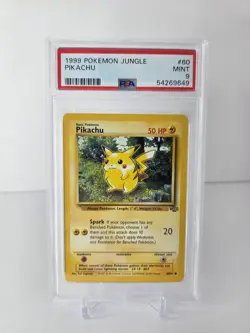 1999 Pokemon Jungle Pikachu #60 PSA 9 MINT 60/64 - Image 3