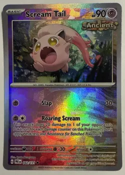 Scream Tail Pokemon Prismatic Evolutions 042/131 Master Ball Pattern Holo NM - Image 1