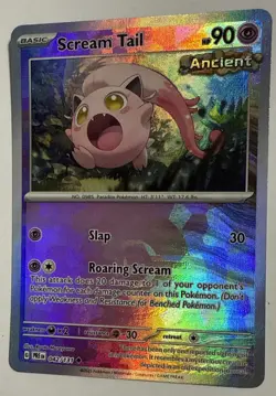 Scream Tail Pokemon Prismatic Evolutions 042/131 Master Ball Pattern Holo NM - Image 3