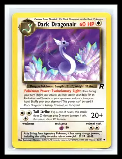 💥 Dark Dragonair # 33/82 | Team Rocket Set | Vintage Pokemon 2000 TCG | - Image 1