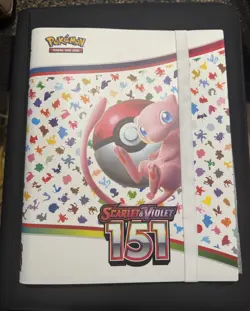 Pokemon TCG: Mew 151 Collector’s Album New Scarlet & Violet 151 Binder Loose - Image 1