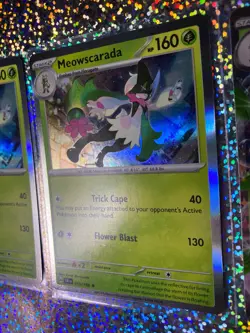 Pokemon TCG Meowscarada: Paldea Evolved Double Rare 015/193 ex; Holo 015/198 - Image 4