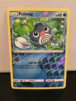 Poliwag 37/214 Reverse Holo Pokemon Unbroken Bonds Common - Image 1