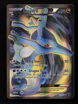 Kingdra EX 122/124 Rare Ultra Fates Collide Pokemon Moderately Played - Image 1