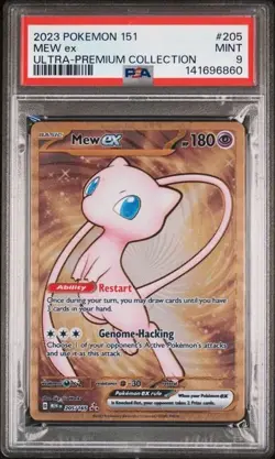 2023 POKEMON 151 ULTRA-PREM COLL #205 MEW EX PSA 9 - Image 1