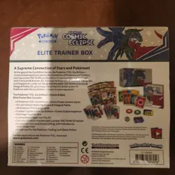 2019 POKEMON TCG SUN & MOON COSMIC ECLIPSE ELITE TRAINER BOX factory sealed - Image 3