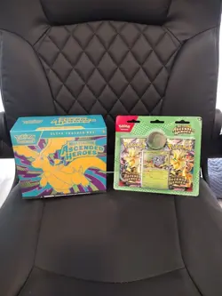 Pokemon 🔥Ascended Heroes🔥 ETB elite trainer box AND Erika's Tangela 2 pack NEW - Image 1