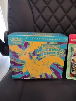 Pokemon 🔥Ascended Heroes🔥 ETB elite trainer box AND Erika's Tangela 2 pack NEW - Image 2