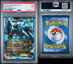 Dialga EX Foil Graded #65 PSA 7 Black & White Pokemon Plasma Blast 2013 - Image 3