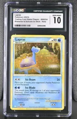 Lapras *CGC 10* Holo *Classic Collection* #8 * Pokemon - Image 1