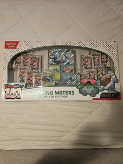 Pokemon TCG Scarlet and Violet 151 Blooming Waters Premium Collection Sealed - Image 1