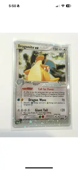 Pokemon Dragonite ex EX Dragon 90/97 Stage 2 150 HP Ultra Rare Holo English - Image 1