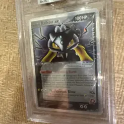 Pokemon Rocket's Raikou EX Deoxys Holo Ultra Rare #108 BGS 9 Mint - Image 5