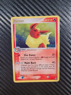 Pokemon 2005 Flareon 5/115 Holo, Unseen Forces. - Image 1