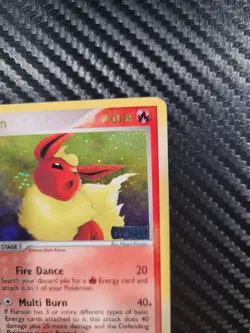 Pokemon 2005 Flareon 5/115 Holo, Unseen Forces. - Image 3