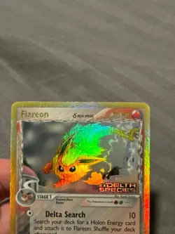 Pokemon EX DELTA SPECIES - #5/113 Flareon - Reverse Holo - ENG - Damage - Image 5