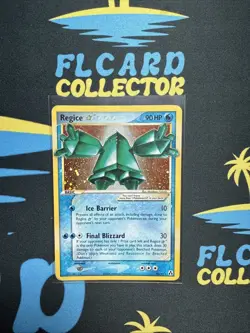 2006 Pokemon GOLD STAR EX Legend Maker SHINY Regice 90/92 Holo Foil Rare - Image 1