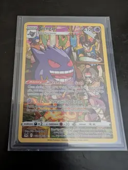 Pokemon TCG Gengar TG06/TG30 Full Art Ultra Rare Holo Lost Origin Stage 2 120 H… - Image 1