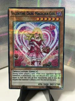 Yu-Gi-Oh! TCG Valentine Dark Magician Girl Custom Starlight Rare - Image 1