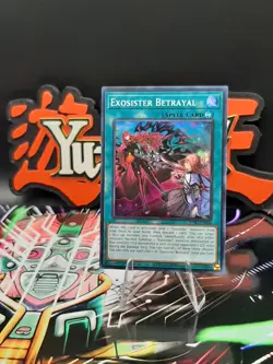 Yu-Gi-Oh! Exosister Betrayal BPRO-EN066 Super Rare 1st Ed NM - Image 1