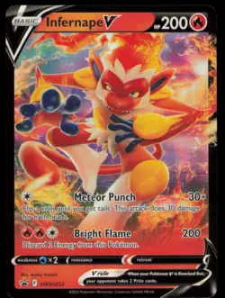 Infernape V Promo SWSH: Sword & Shield Promo Cards SWSH252 NM - Image 1