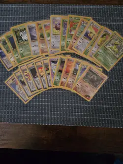 Vintage Pokemon Jungle & Gym Heroes Card Lot Old School Wizards of the Coast - Image 1