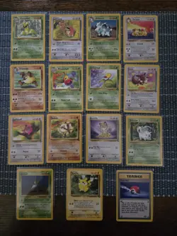 Vintage Pokemon Jungle & Gym Heroes Card Lot Old School Wizards of the Coast - Image 2
