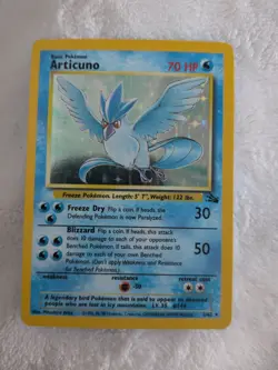 ✨ Articuno – Base Set – 2/62 – Holo Rare – Vintage WOTC Pokemon Card (1999) ✨ - Image 1