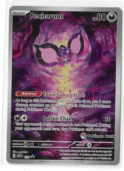 Pecharunt 129 Black Star Promo Scarlet & Violet Full Art Pokemon TCG Card NM - Image 1