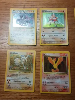 Vintage Pokemon And Pocket Monsters Hologram Card Lot Of 10 All Origion Cards - Image 2