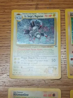 Vintage Pokemon And Pocket Monsters Hologram Card Lot Of 10 All Origion Cards - Image 5