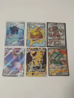 Pokemon Illustration Rare/Gold Secret Rare/Hoopa/Cramorant/Golem Full Art Cards - Image 1