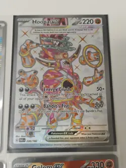 Pokemon Illustration Rare/Gold Secret Rare/Hoopa/Cramorant/Golem Full Art Cards - Image 5