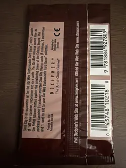 Decipher Star Wars CCG - CLOUD CITY Limited Edition 9 Card Booster Pack - Image 2