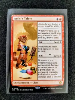 MTG Artist's Talent 0124 Bloomburrow NM - Image 1