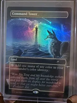 Command Tower Secret Lair Drop MTG Rainbow Foil Near Mint - Image 3