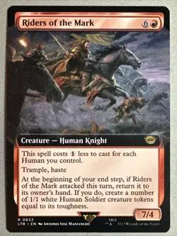 MTG / Riders of the Mark / LTR / #832 / Regular (Extended Art) / Rare / NM - Image 1