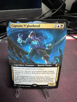 MTG Captain N'ghathrod *EXTENDED ART* Battle for Baldur's Gate 640/1080 NM - Image 1