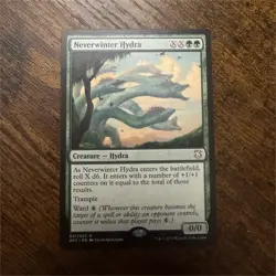 Wizards Neverwinter Hydra Rare Creature Commander Forgotten Realms Regular Green - Image 1