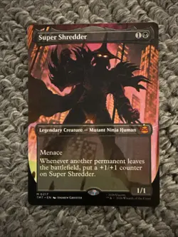 MTG Super Shredder (Borderless) (217) | NM | TMNT {TMT} - Image 1
