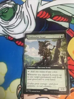Trailtracker Scout MTG - Extended Art Commander: Bloomburrow - Image 1